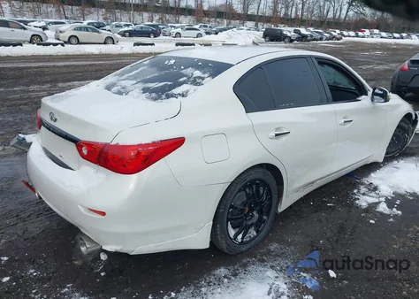 2015 Infiniti Q50 Premium from USA, damaged, VIN JN1BV7AR3FM415396